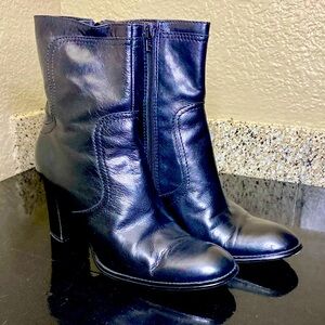Nine West Leather Booties
